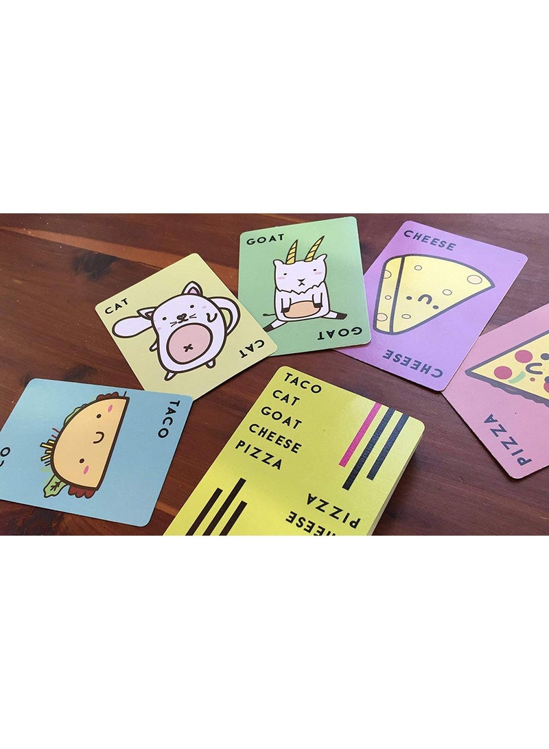 Taco Cat Goat Cheese Pizza Party Card Games Family Cards Game