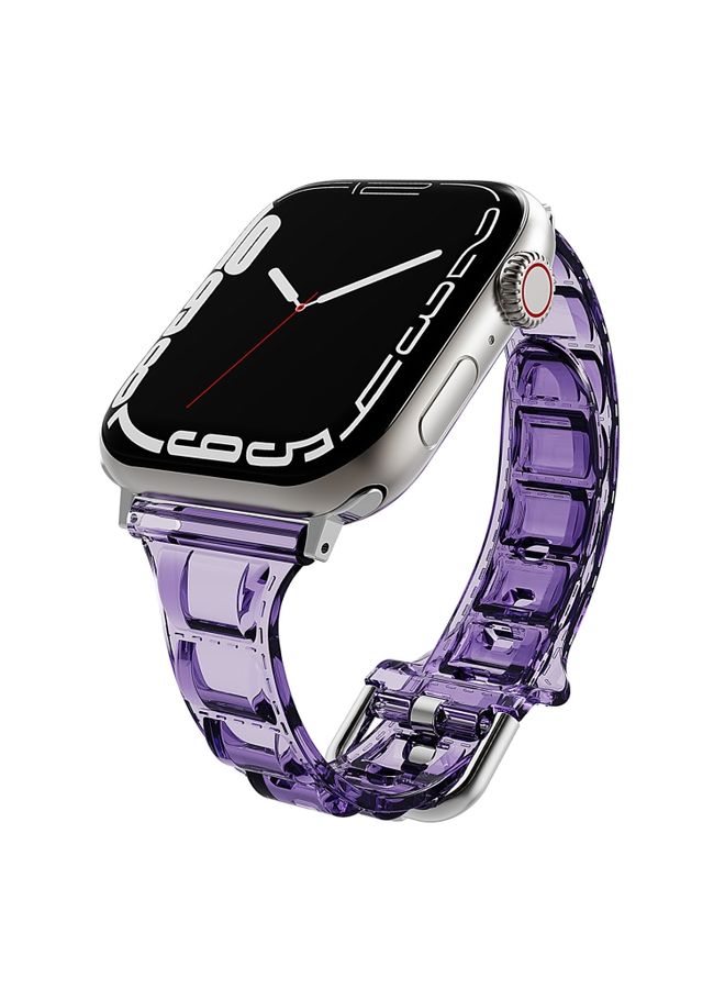 Replacement Strap For Apple Watch 2 42mm Cube Airbag Clear TPU Watch Band Pink