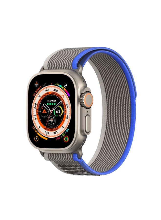 Replacement Strap For Apple Watch 6 40mm DUX DUCIS YJ Series Nylon Watch Band Blue