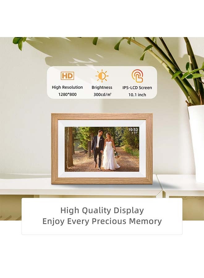 WiFi Digital Picture Frame with 32G Storage, 10.1