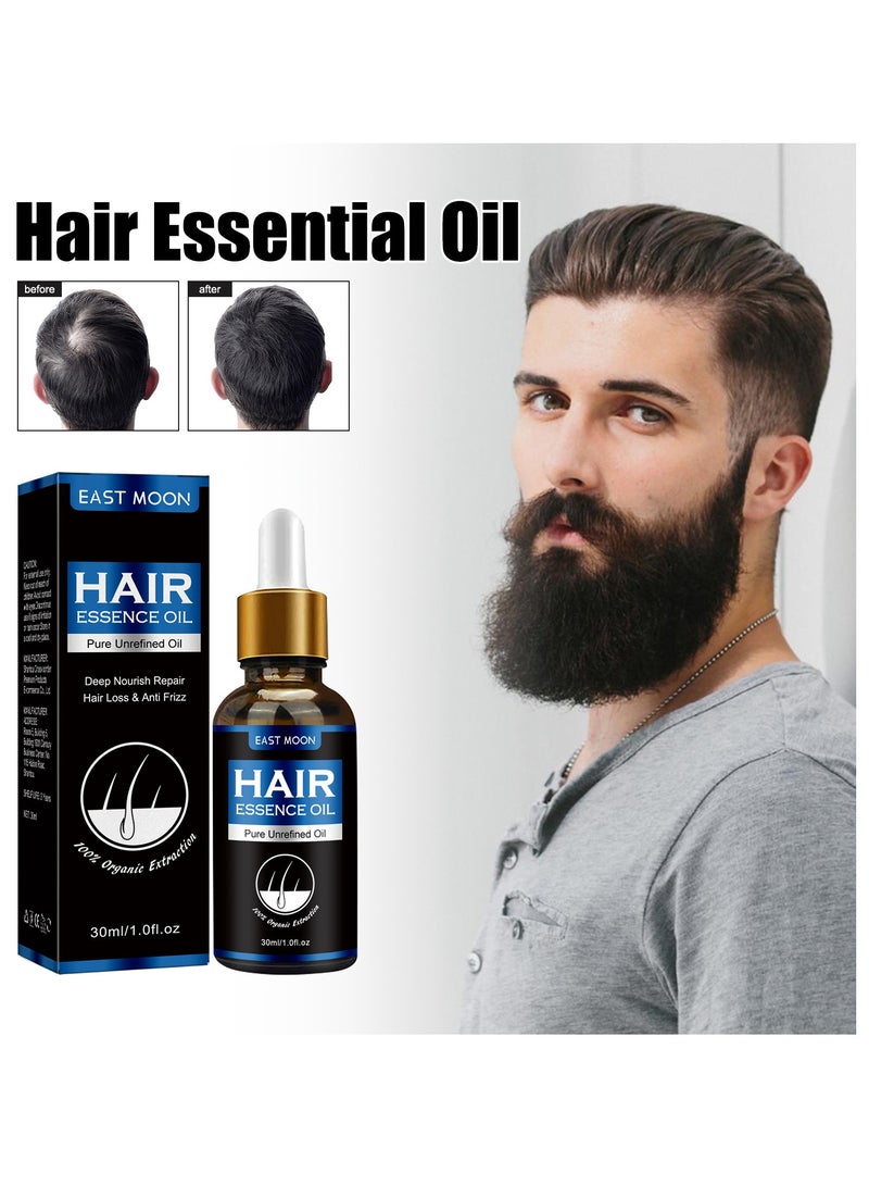 Men's Thick Hair Serum, Hair Growth Serum For Thinning Hair For Men, Anti Hair Loss Regrowth Essence Oil For Moisturizing, Anti-hair Loss, Thick And Solid Hair