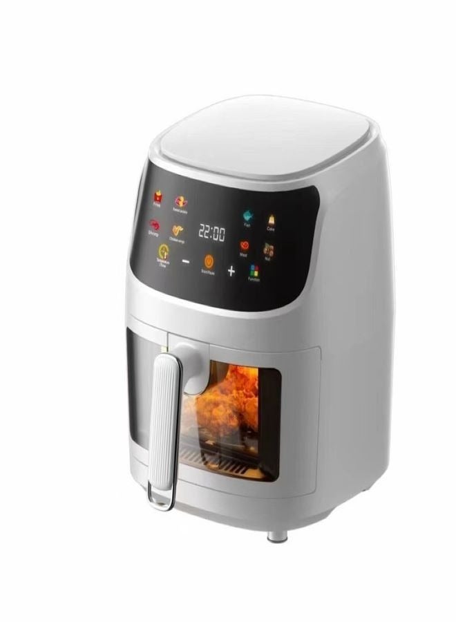 8L Air Fryer Large High-Capacity  Smart Air Fryer Household Electric Fryer Oven Multi Automatic Cooker LCD Touch Control Oil Free