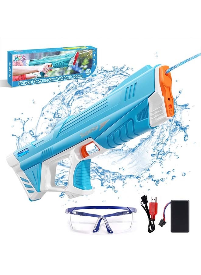 Electric Water Gun,Auto Suction Guns for Adults&Kids,Squirt 39 Ft Range,Battery Powered Squirt Gun,Automatic Gun,Water Blaster,Pool Beach Outdoor Party Toys Kids Ages 8-12