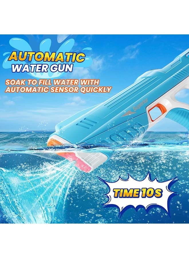 Electric Water Gun,Auto Suction Guns for Adults&Kids,Squirt 39 Ft Range,Battery Powered Squirt Gun,Automatic Gun,Water Blaster,Pool Beach Outdoor Party Toys Kids Ages 8-12