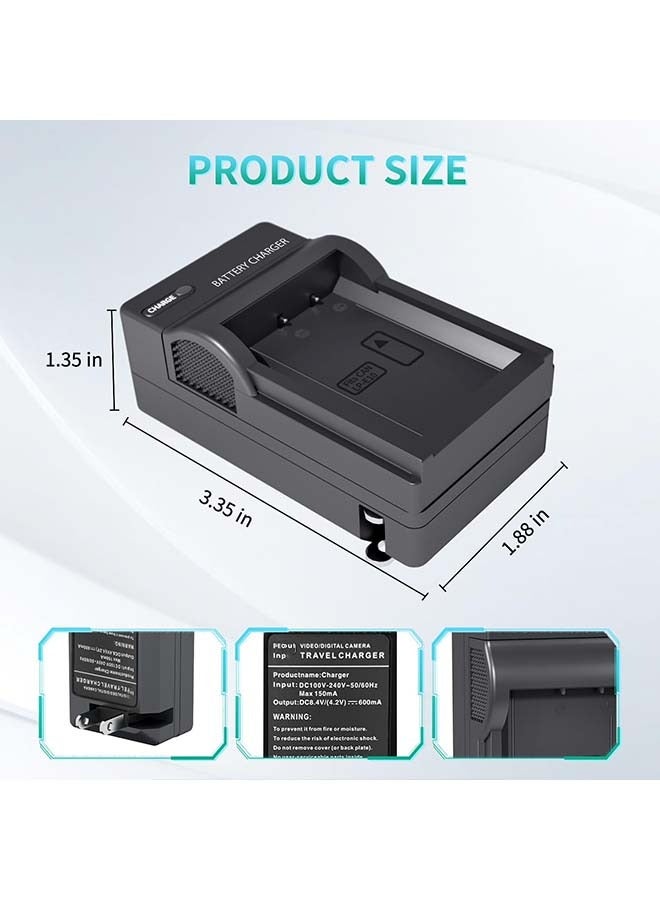 EN-EL14 EN EL14a Battery Charger, Charger Compatible with Nikon D3500, D5600, D3300, D5100, D5500, D3100, D5300, D3400, DF, Coolpix P7000,  Cameras and More