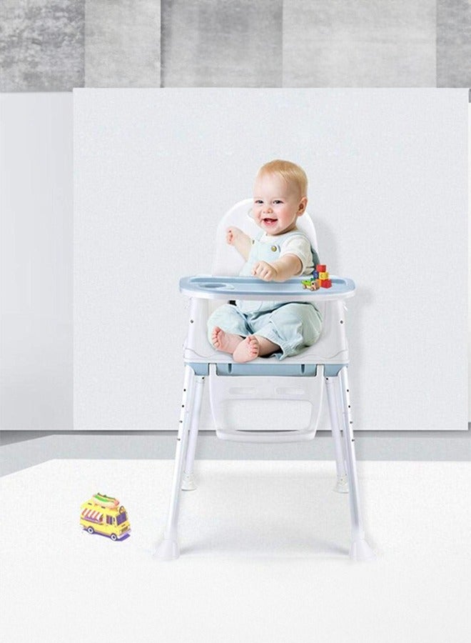 3 In 1 Portable Toddler High Chair Baby Dining Chair Adjustable Height Foldable Toddler Seat with Meal Tray