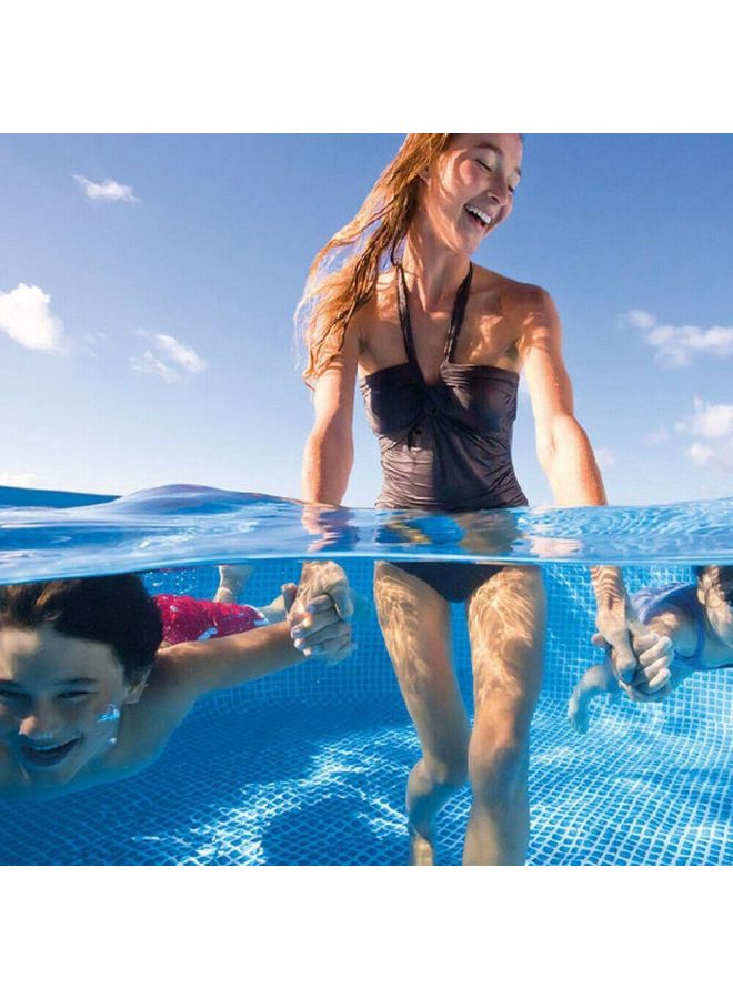 Superior Strength And Longer Durability Sturdy Rectangular Unisex Frame Swimming Pool Blue Model 28273 Summer Fun Water Play 450x220x84cm