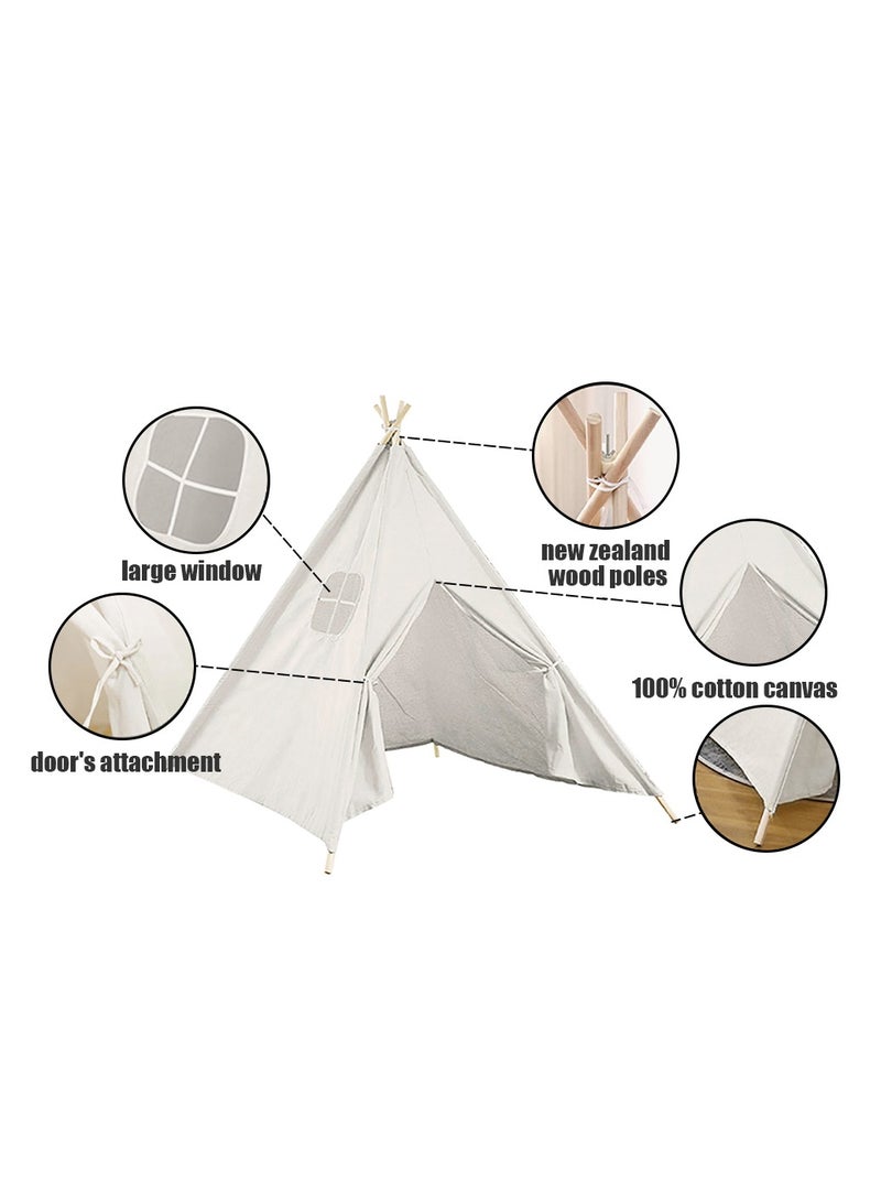 Breathable foldable portable pop-up unique design teepee playhouse tent 5.3x4.1x35.11cm