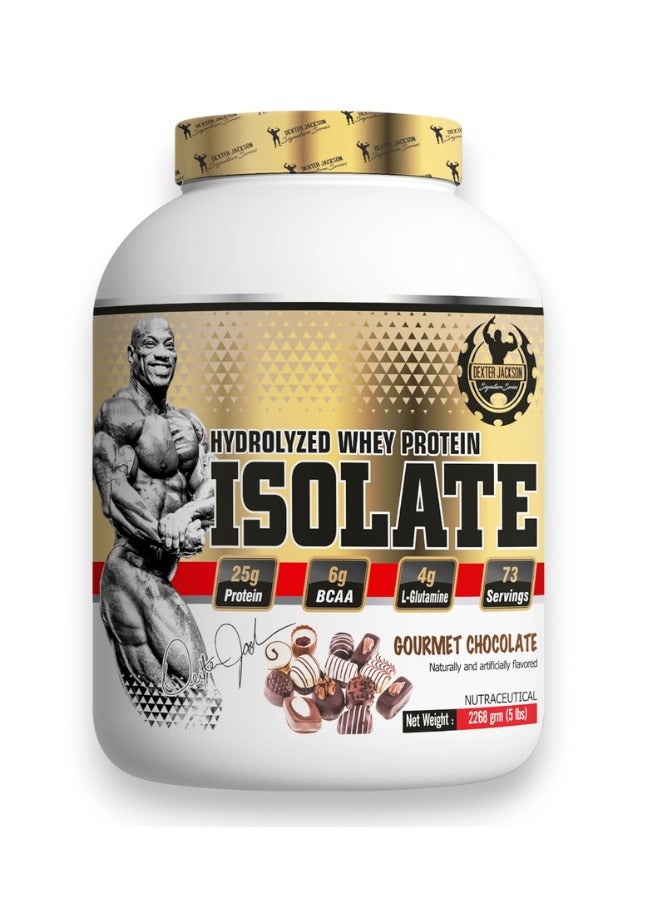 Hydrolyzed Whey Protein Isolate, Gourmet Chocolate Flavour, 5 Lbs