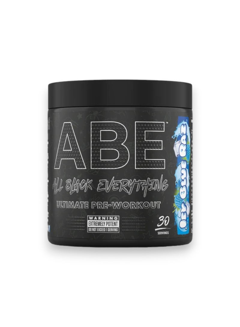 ABE Ultimate Pre-Workout, Ice Blue Raz Flavour, 30 Servings