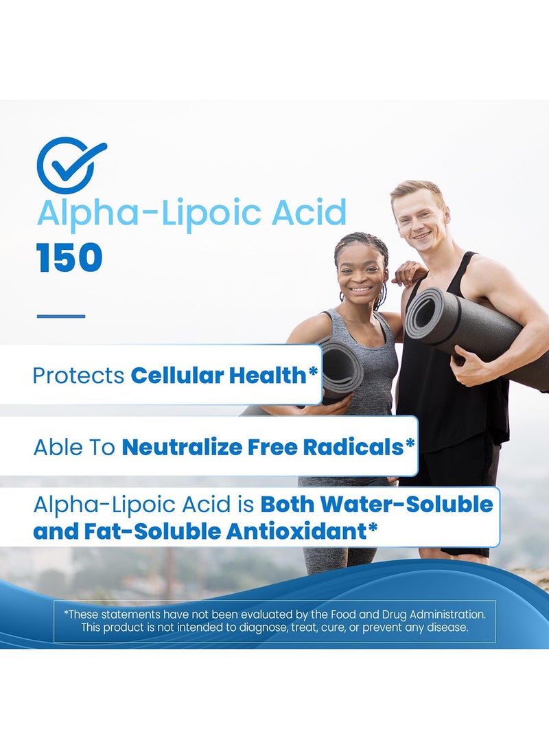 Glutenfree Alphalipoic Acid 150 Mg 120 Veggie Caps