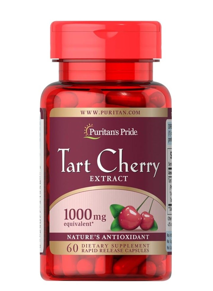 Puritan's Pride Tart Cherry Extract 1000 Mg 60 CAPS