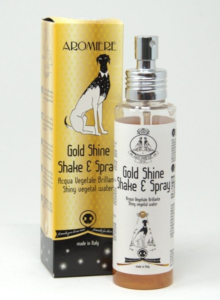 Dog Gold Shine vegetable water with glitter Spray