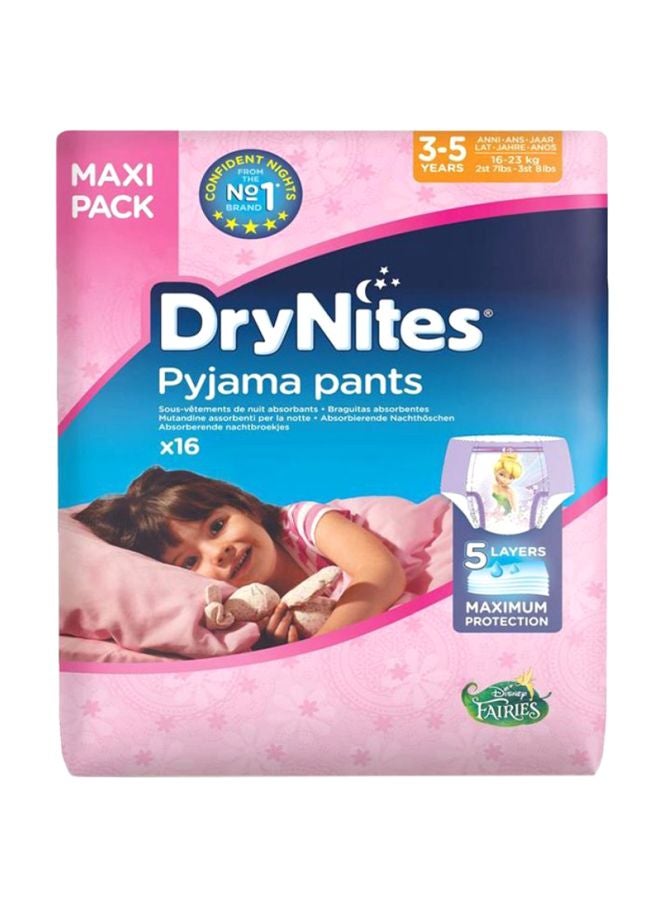 Drynites Pyjama Pant Diaper, Maxi Pack, 16-23 Kg, 16 Count