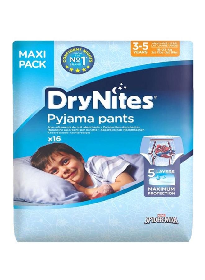 Drynites Pyjama Pant Diapers, 16-23 Kg, Maxi Pack, 16 Count