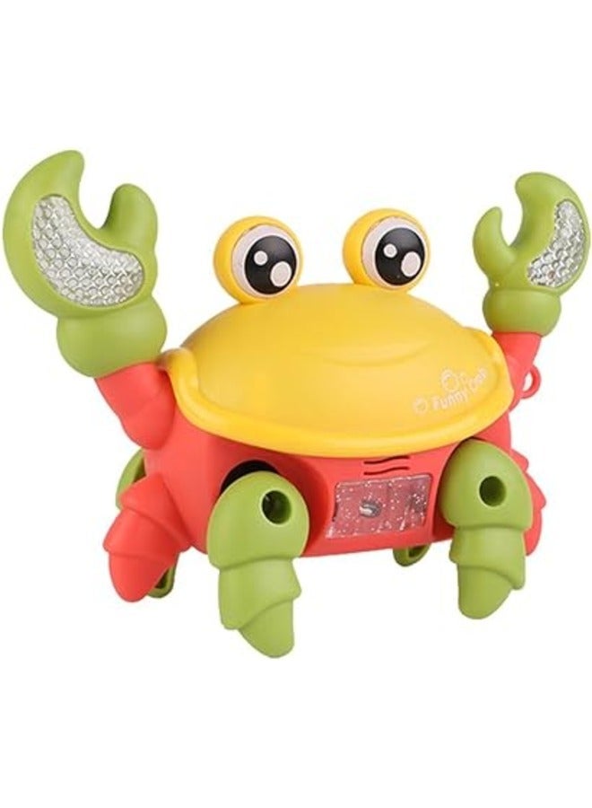 Crawling Crab To Interactive Walking Dancing Toy with Music Sounds Moving Toddler Toys for Kids Infants