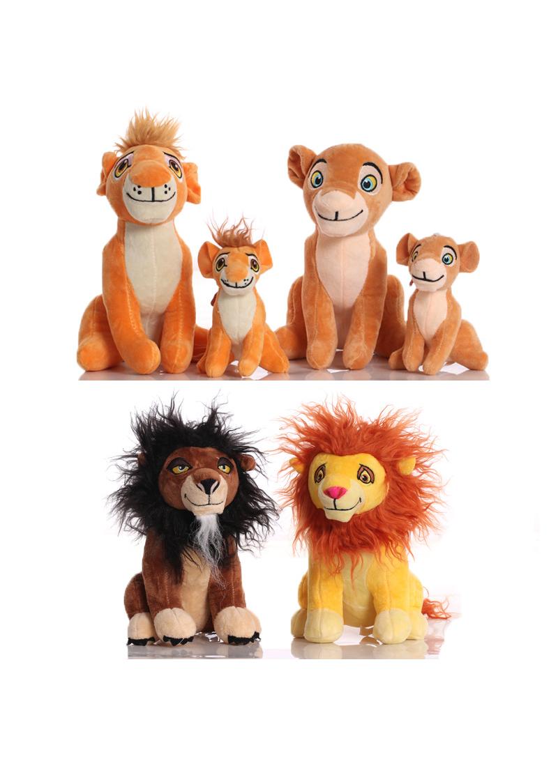 Cartoon Anime Lion King Simba Plush Toy Gift Little Lion Doll Grab Machine Doll