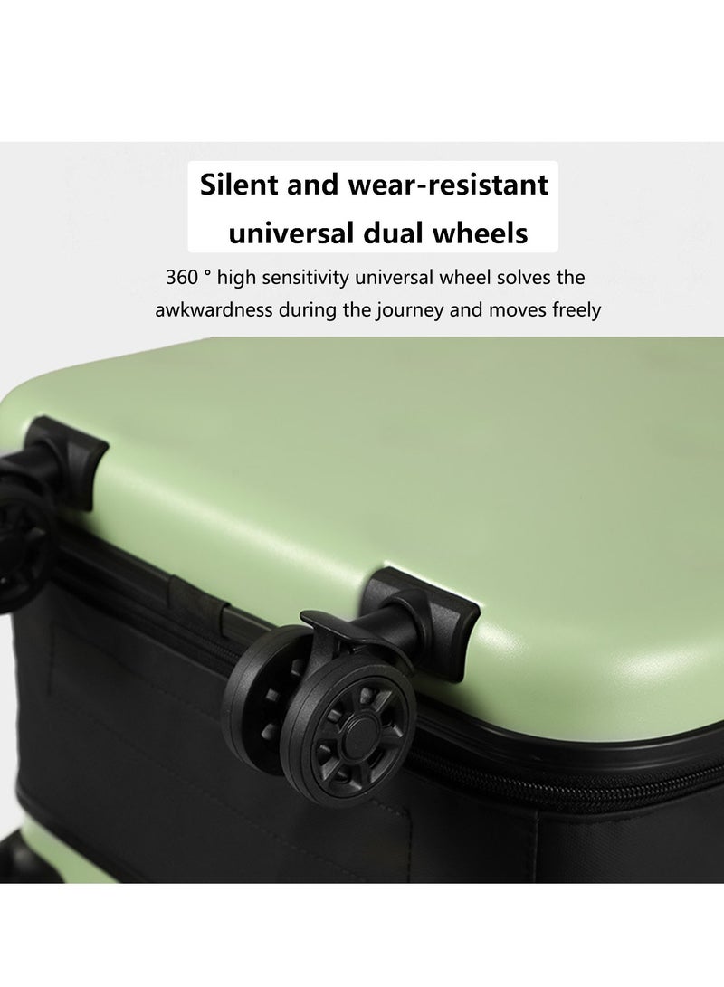 Lightweight Luggage Checked Bag- 20 Inches Hardshell Suitcase Spinner Luggage for Travel | ABS Medium Size Luggage with Spinner Wheels 4