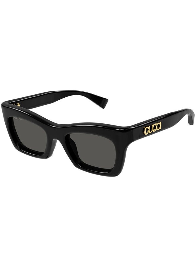 Gucci Rectangular Frame Sunglasses For Women GG1773S Style ‎791813 J0740 1012