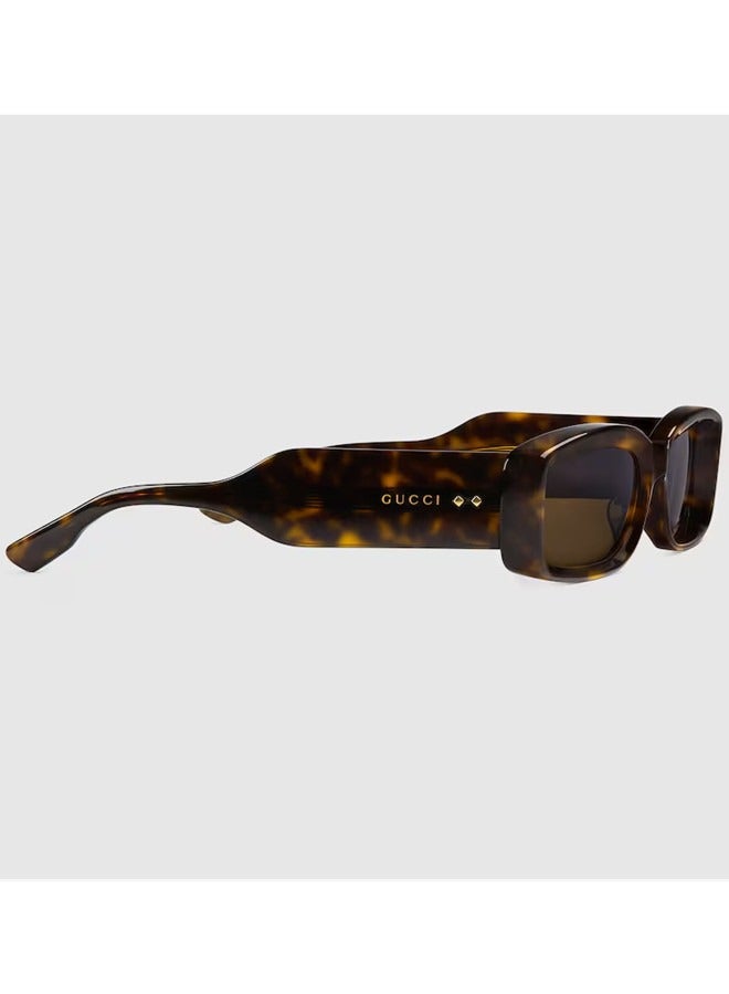 Gucci Rectangular Frame Sunglasses For Women GG1528S Style ‎778276 J0740 2323