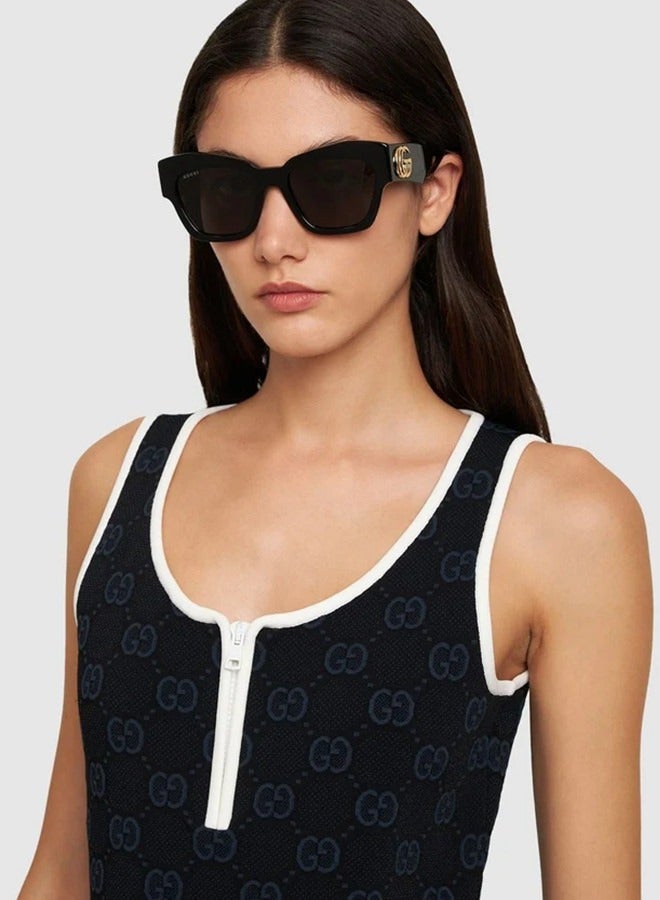 Gucci Cat Eye Frame Sunglasses for Women GG1422S Style ‎755251 J0740 1012