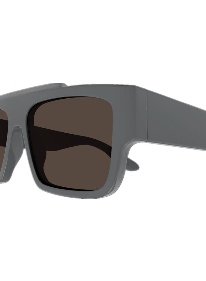 Gucci Rectangular Grey Frame Sunglasses for Men GG1460S