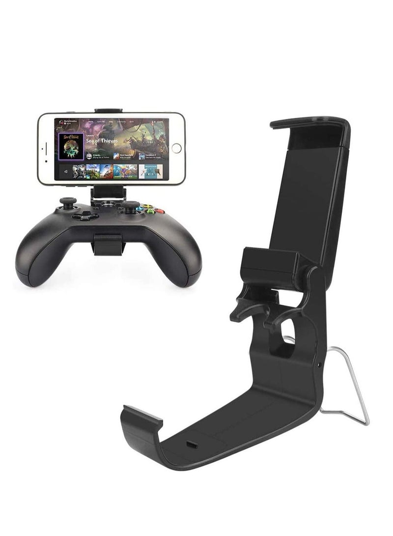Controller Phone Mount Clip for Xbox One, Foldable Mobile Phone Holder for Game Controller, Smartphone Clamp Game Clip for Xbox One S/X, for Steelseries Nimbus and for XL Wireless Controllers