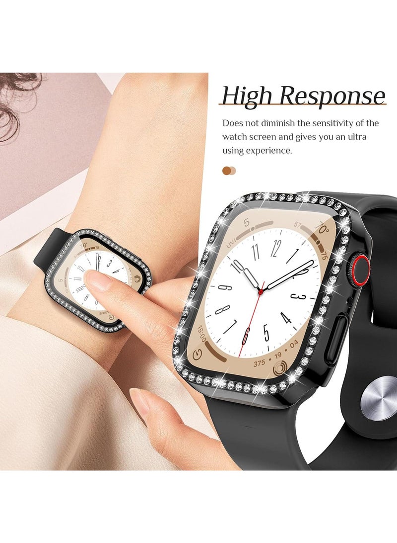 Suitable For AppleWatch4/5/6/SE 40mm universal Watch Tempered Film Integrated Protective Case