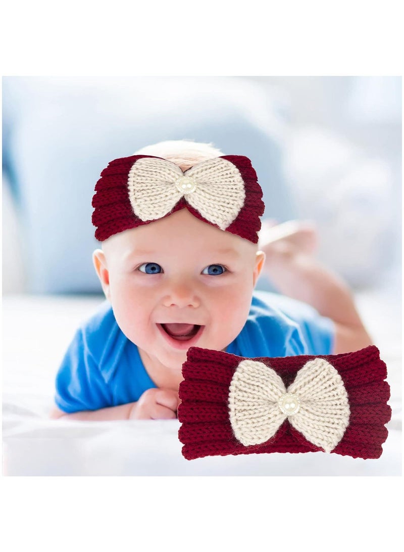 4 Piece Baby Knitted Protective Headscarf