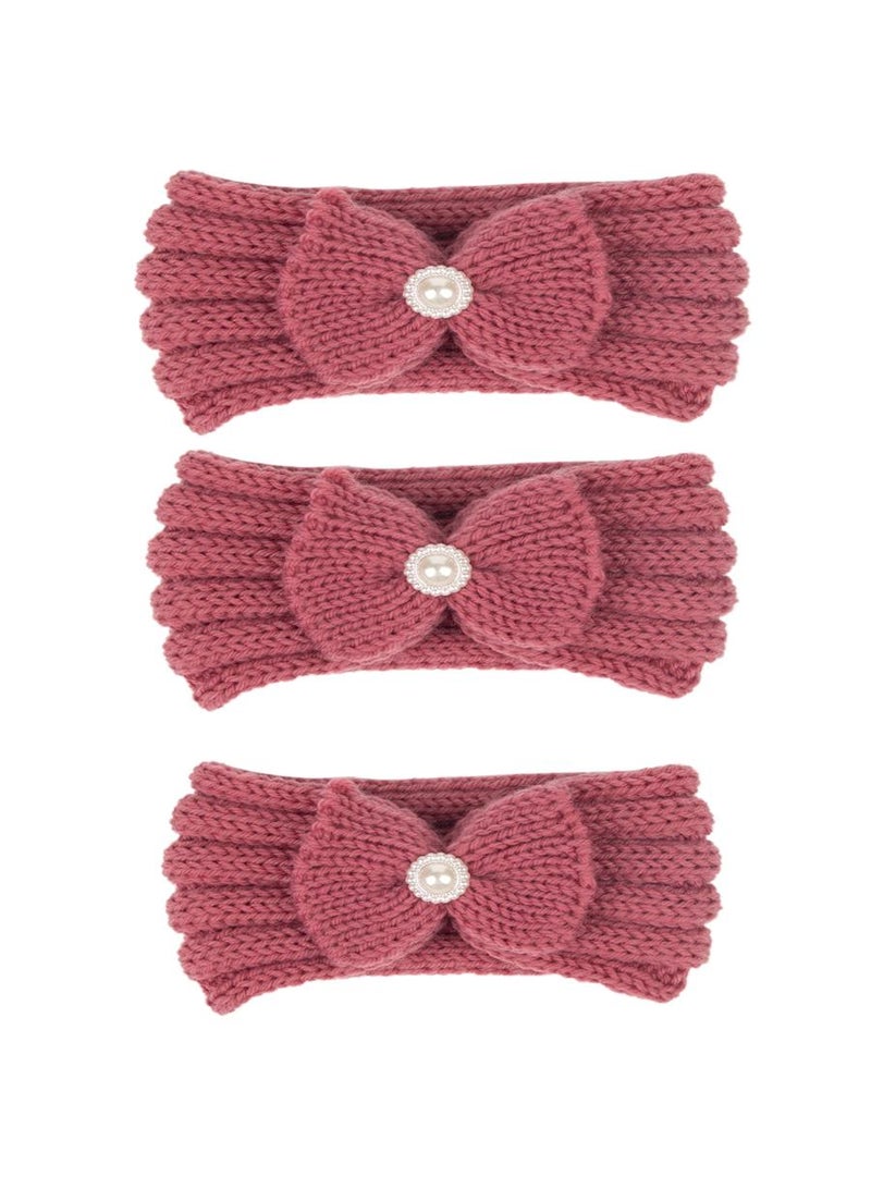 3 Piece Baby Knitted Protective Headscarf