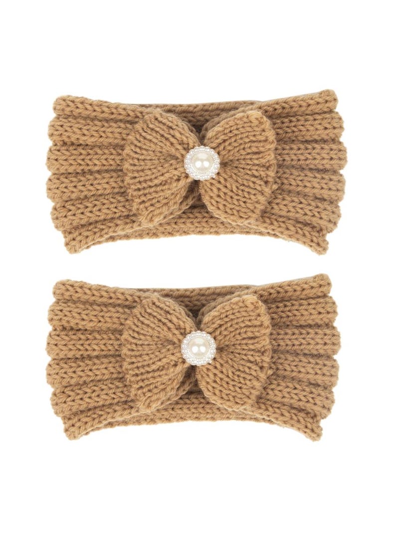 2 Piece Baby Knitted Protective Headscarf