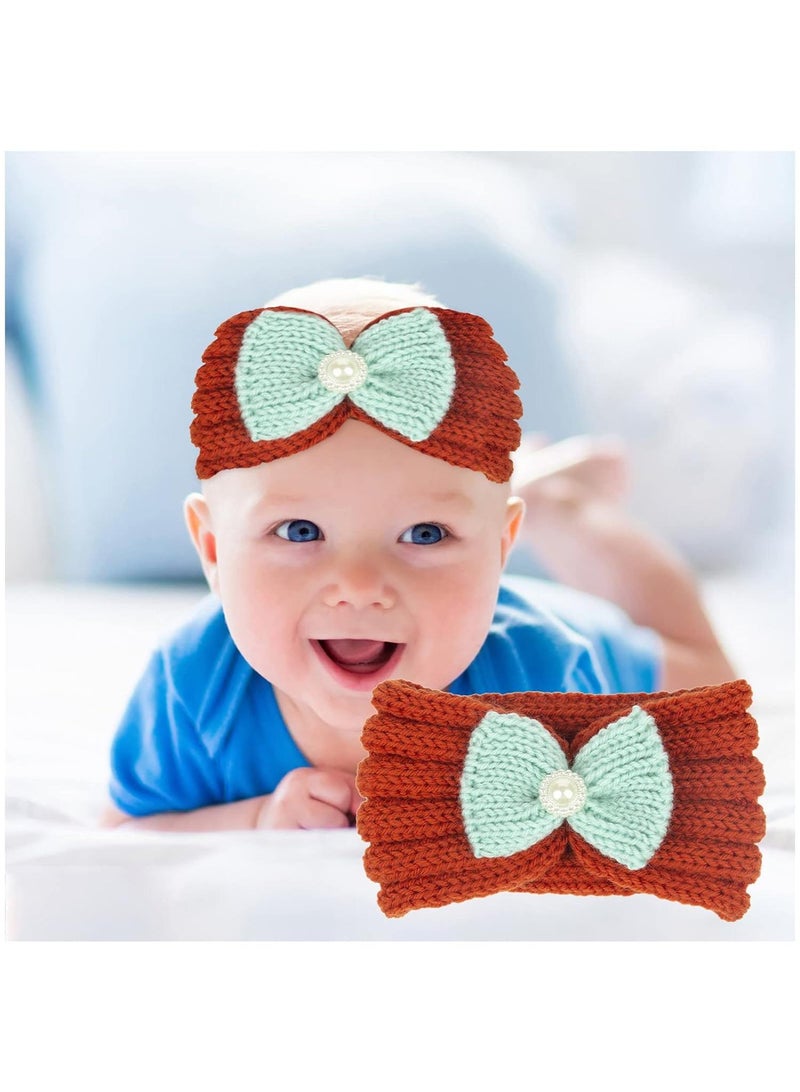 2 Piece Baby Knitted Protective Headscarf