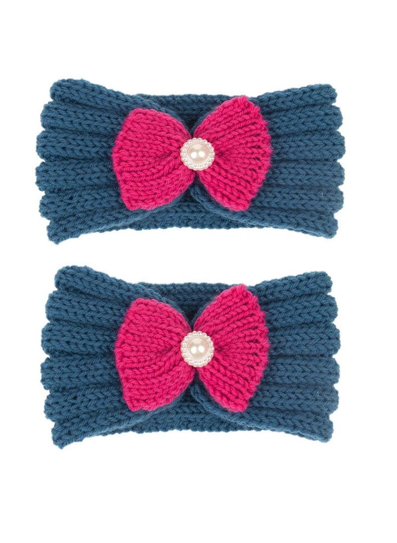 2 Piece Baby Knitted Protective Headscarf