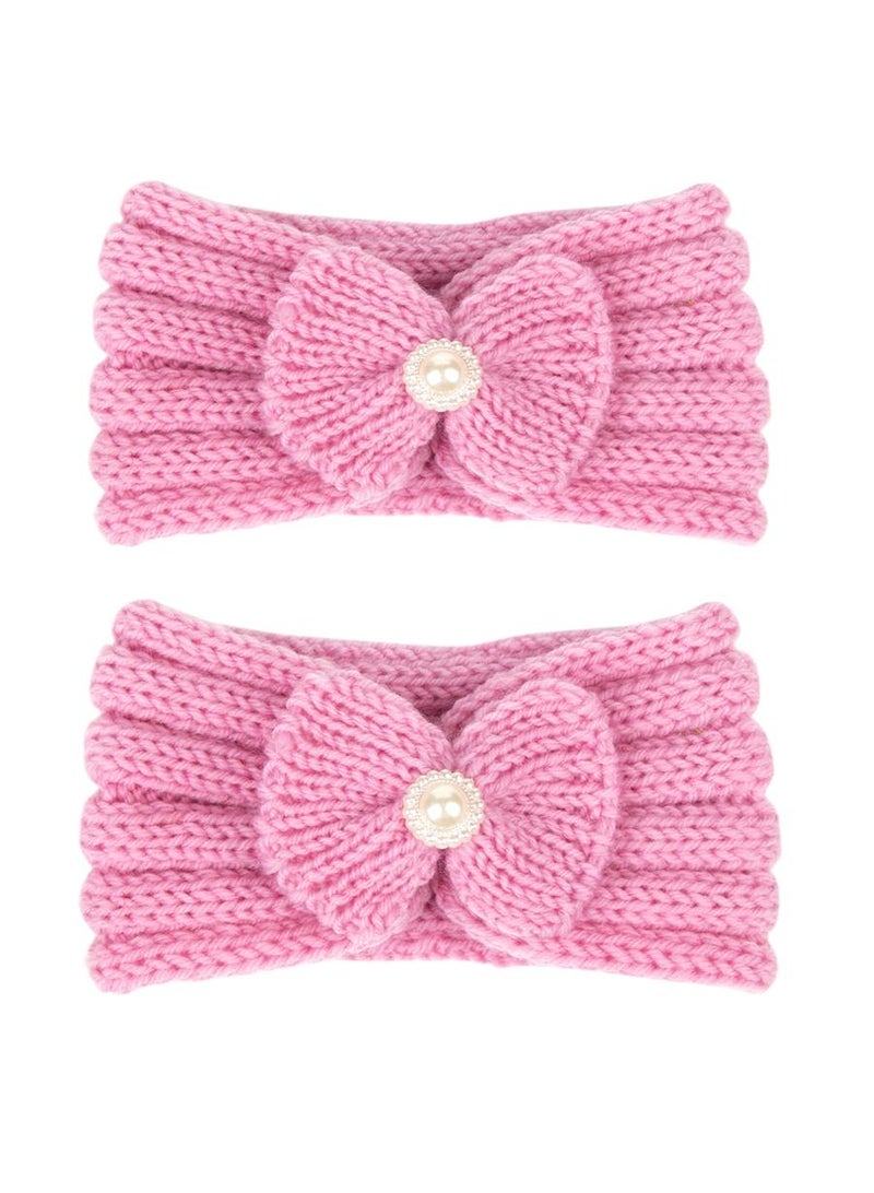 2 Piece Baby Knitted Protective Headscarf