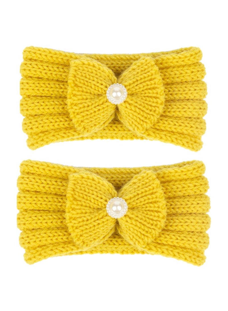2 Piece Baby Knitted Protective Headscarf