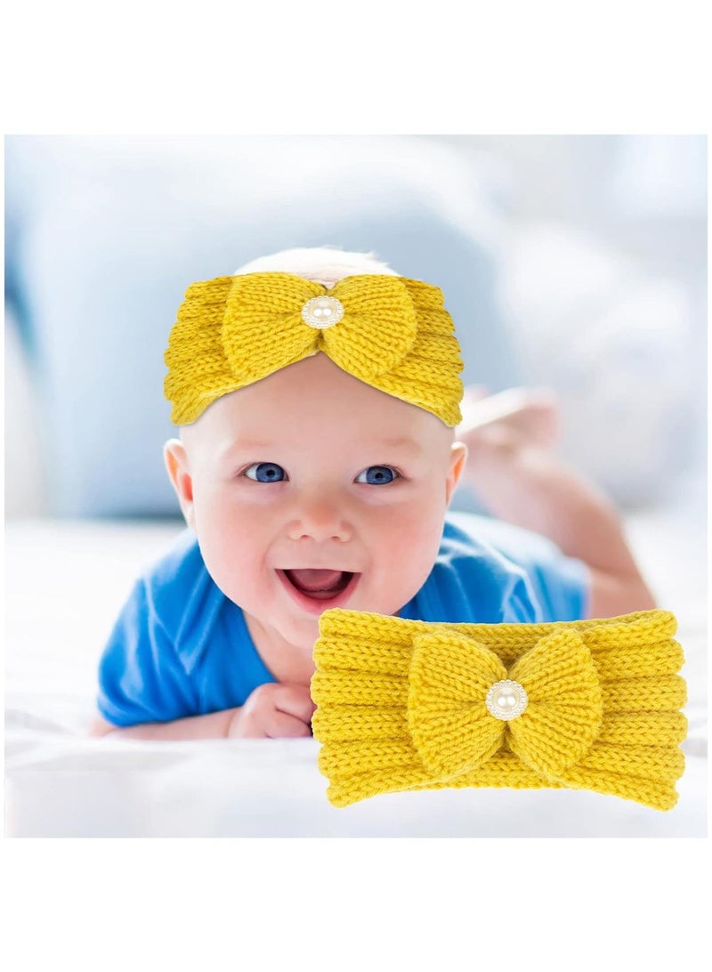 2 Piece Baby Knitted Protective Headscarf