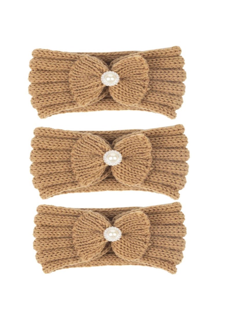 3 Piece Baby Knitted Protective Headscarf