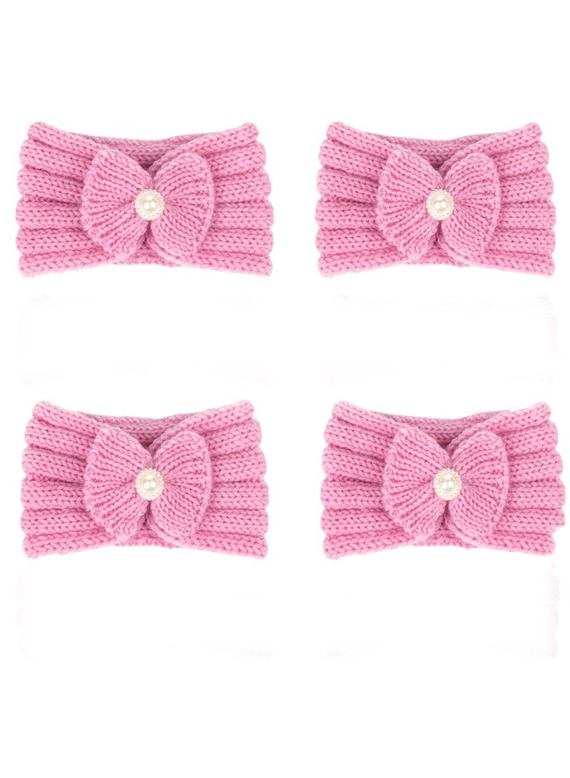4 Piece Baby Knitted Protective Headscarf