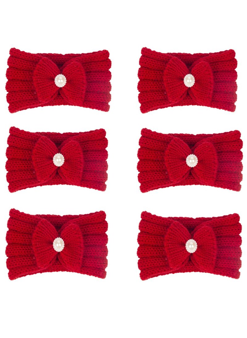 6 Piece Baby Knitted Protective Headscarf