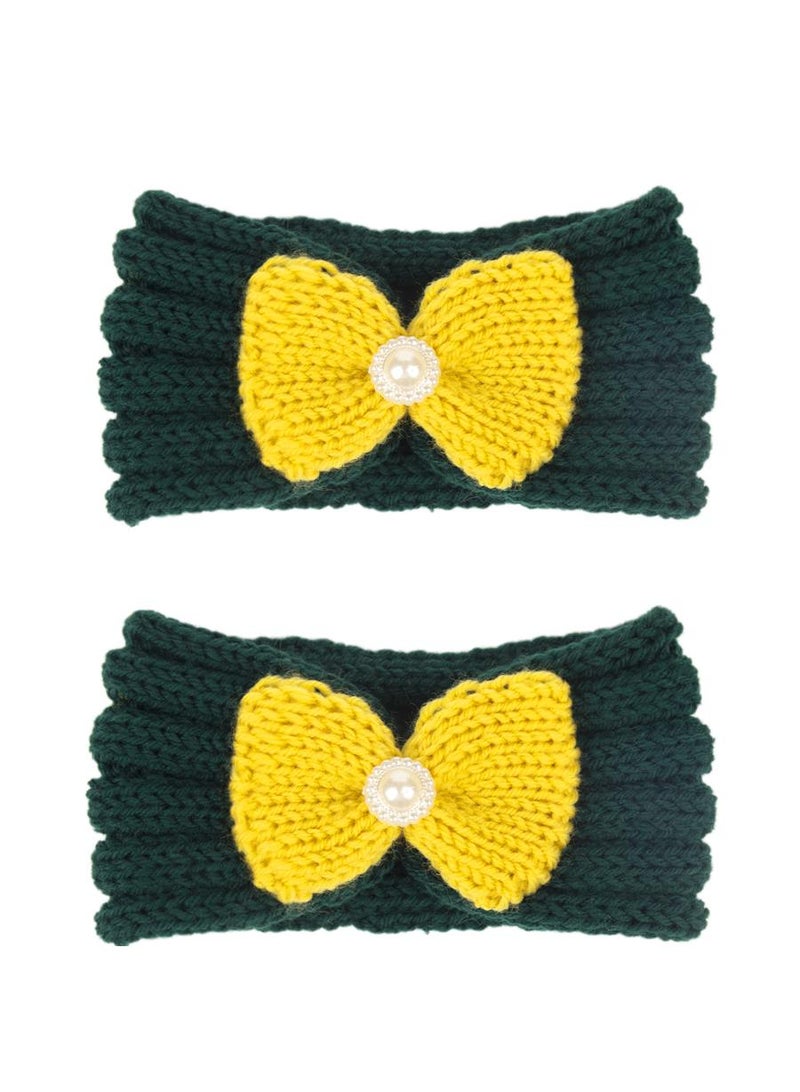 2 Piece Baby Knitted Protective Headscarf