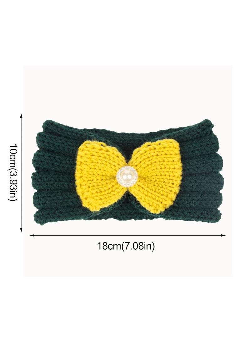 2 Piece Baby Knitted Protective Headscarf