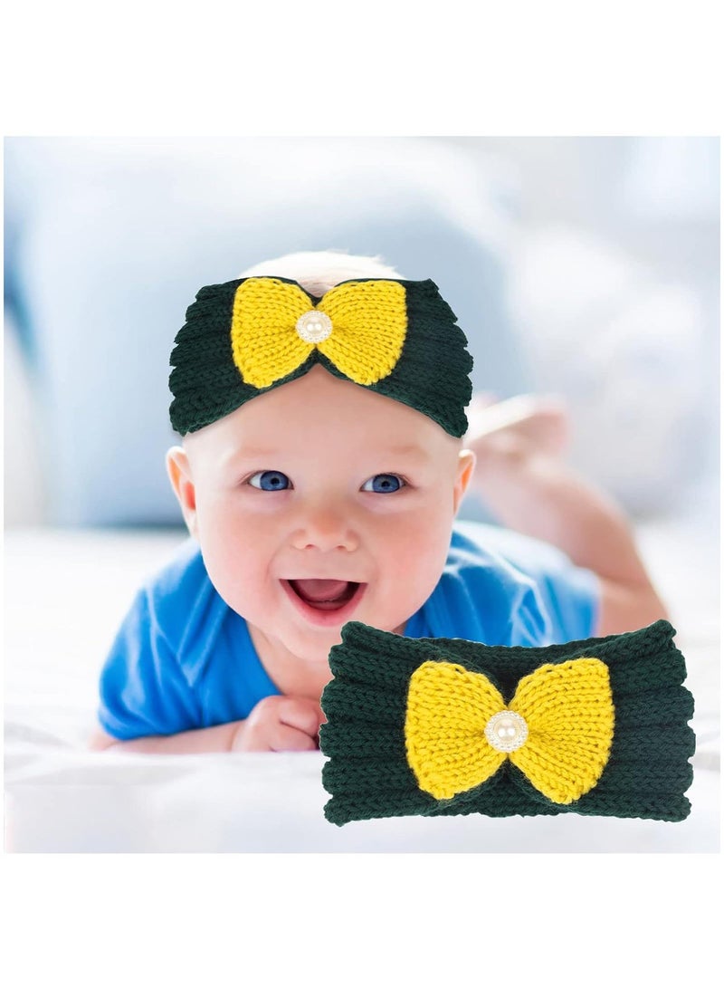 2 Piece Baby Knitted Protective Headscarf
