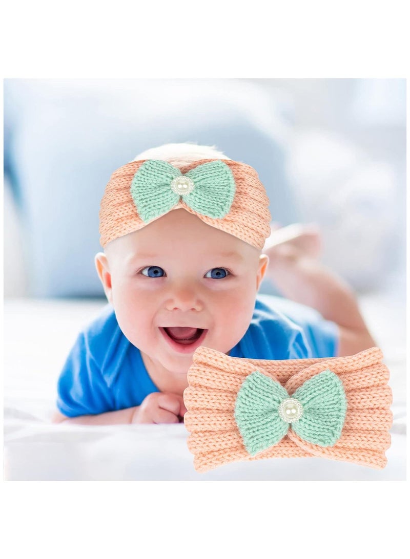 6 Piece Baby Knitted Protective Headscarf