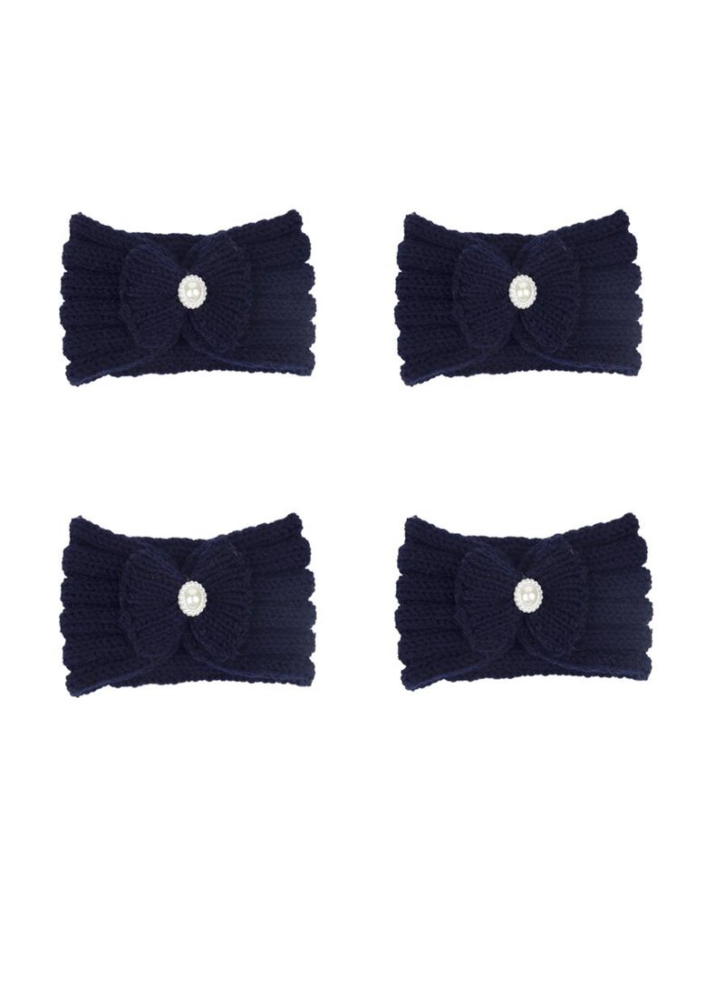 4 Piece Baby Knitted Protective Headscarf