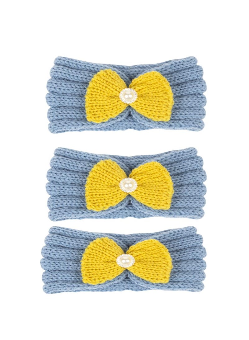 3 Piece Baby Knitted Protective Headscarf