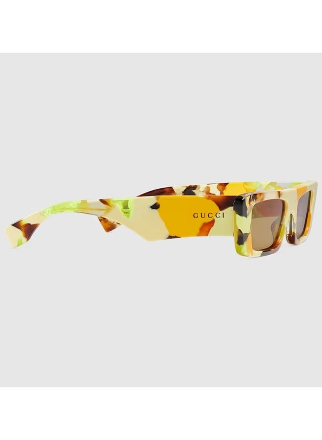 Gucci Rectangular Frame Sunglasses For Men GG1625S Style ‎778350 J0765 7023