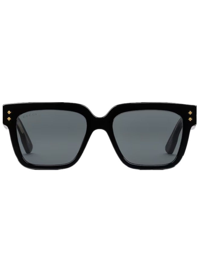 Gucci Rectangular Shiny Black Frame Sunglasses for Men GG1084S Style‎  691348 J0740 1012
