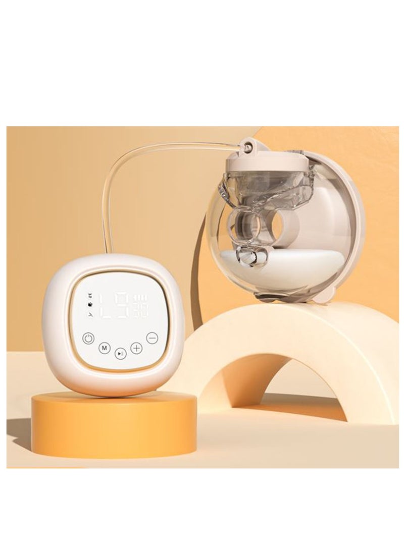 Wearable Breast Pump 2000 mAh, Hands Free Breast Pump, Low Noise & Painless, 3 Modes & 9 Levels Electric Breast Pump Portable