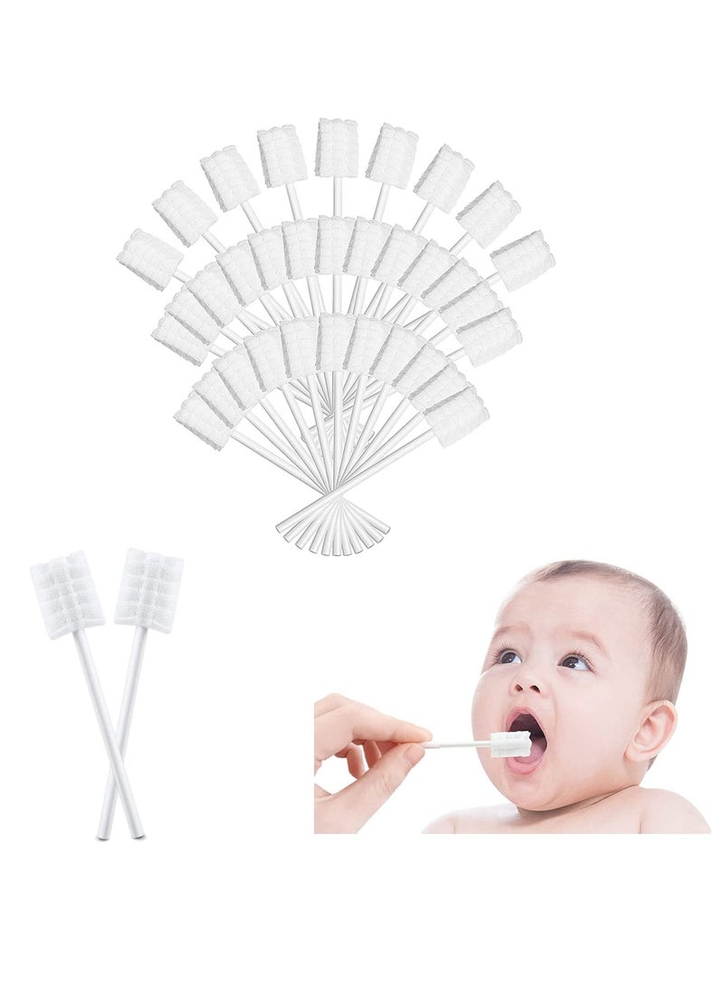 Baby Toothbrush Baby Teeth Cleaning Newborn Baby Tongue Cleaner with Paper Handle, Infant Toothbrush Disposable for Tongue, Mouth, Teeth, Gums Dental Care for 0 36 Month Baby 10 Pcs