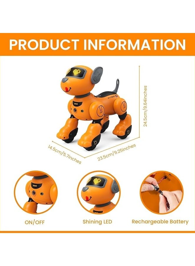 Robot Dog Smart Puppy Orange